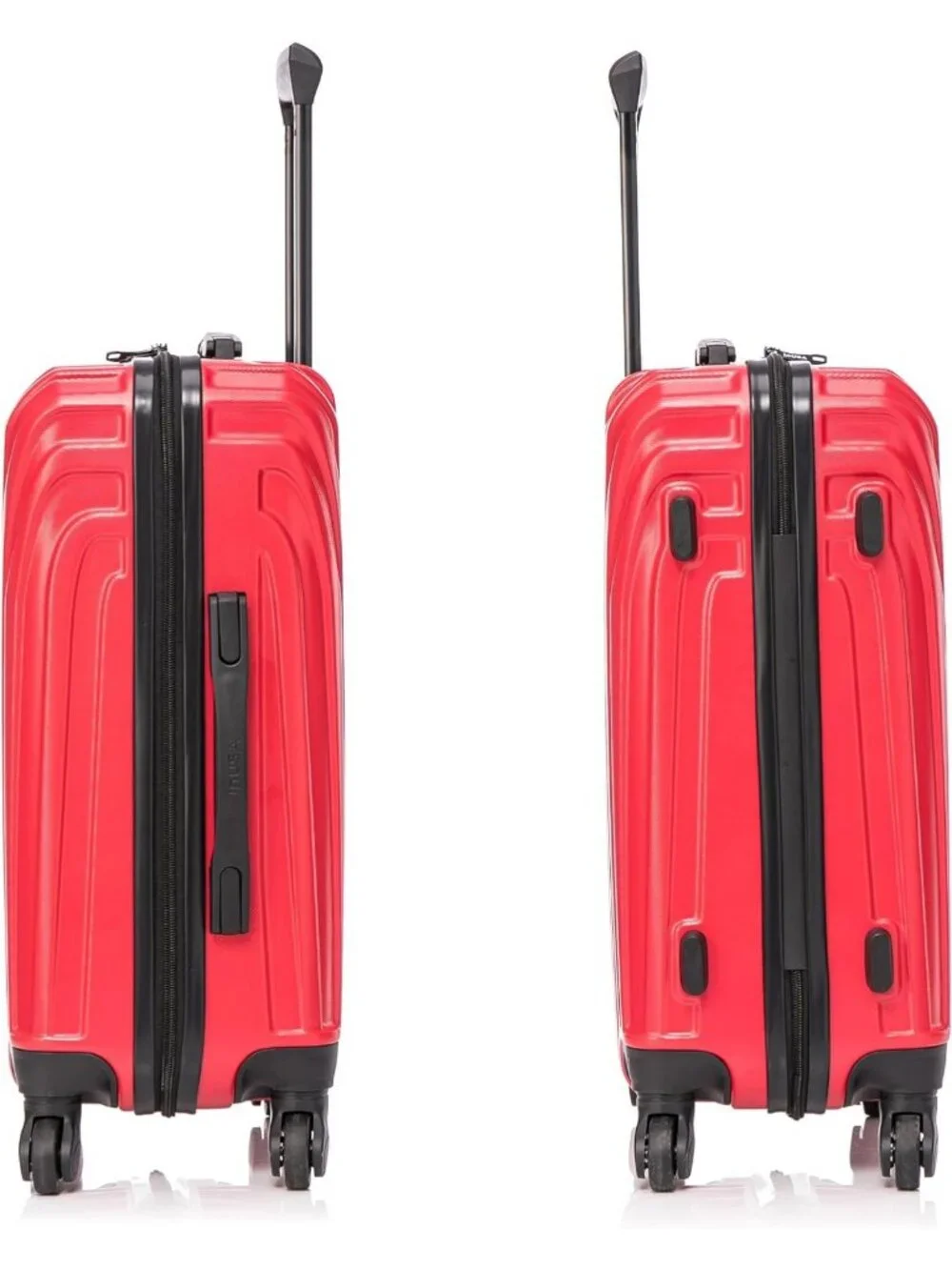 Lightweight 20-Inch Hardside Spinner Carry-On Luggage in Vibrant Red - Travel